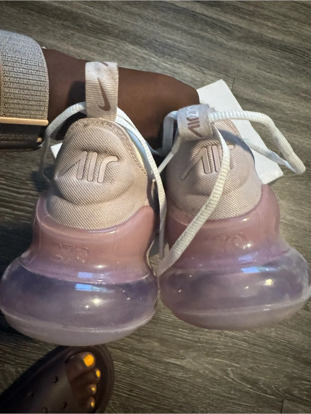 Women's Nike Air Max 270 White/Platinum Violet (AH6789 120)